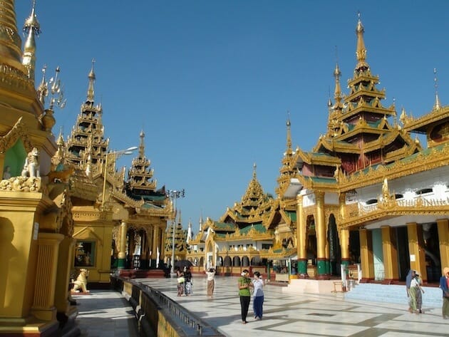 que faire en Birmanie? Rangoon Paya Shwedagon