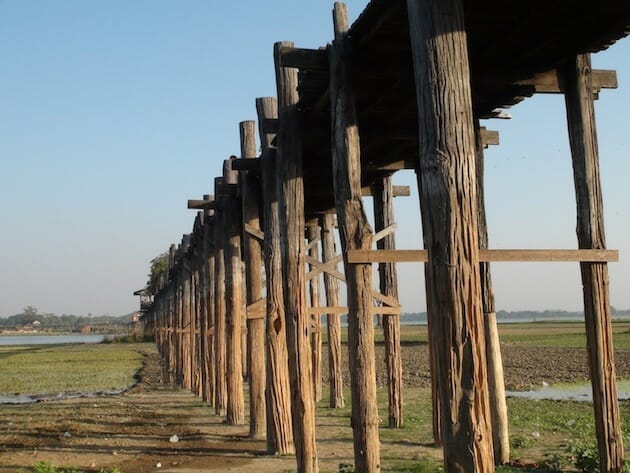 Mandalay pont en teck le plus long du monde u bein que faire en Birmanie?
