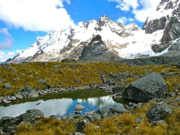 lac sommet salkantay pérou lac sommet salkantay pérou