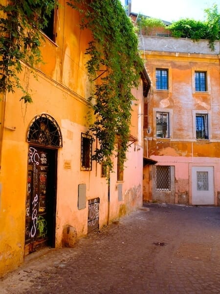 rue trastevere itinéraire pour visiter rome