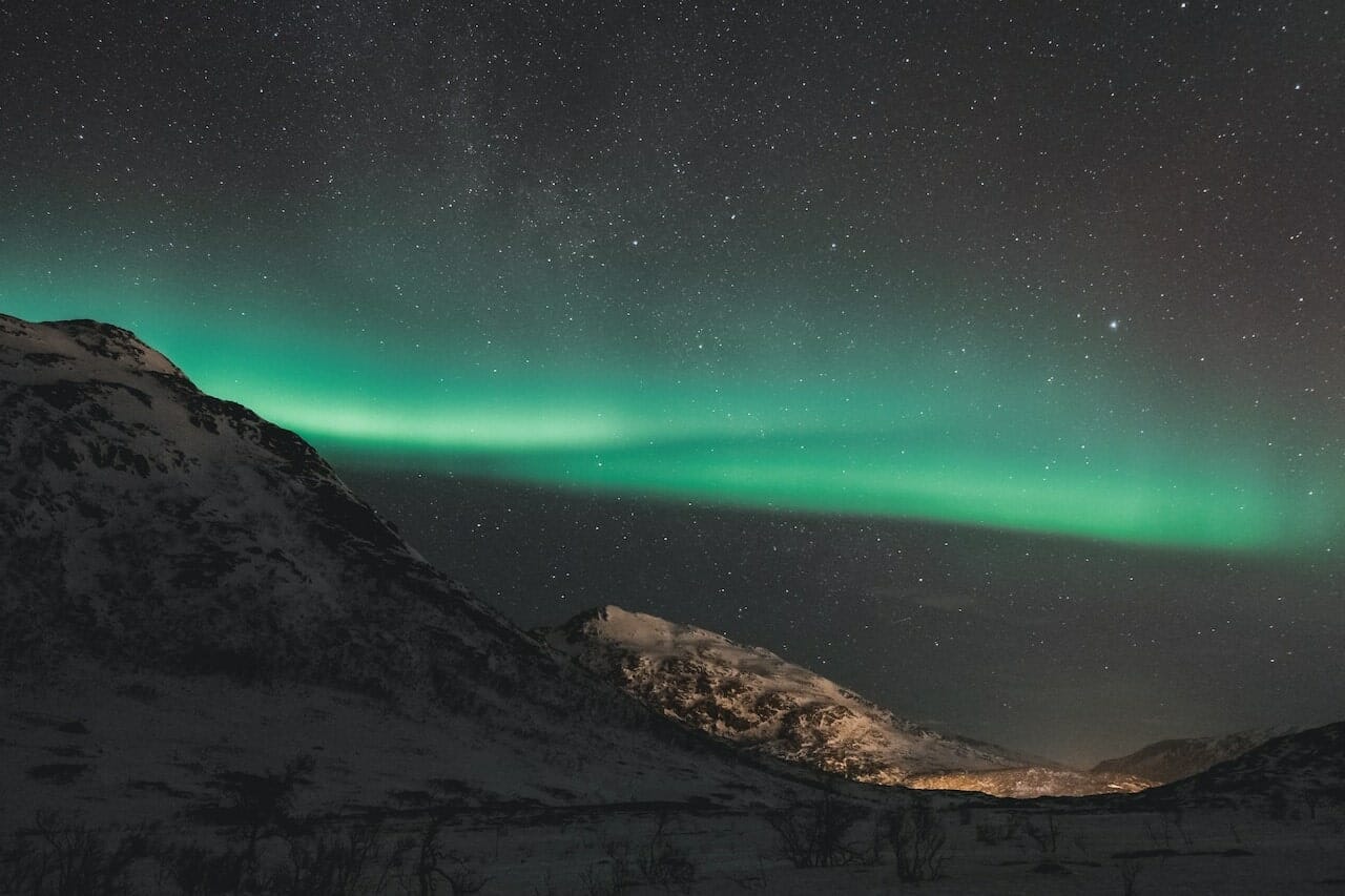 aurores boreales en norvege tromso