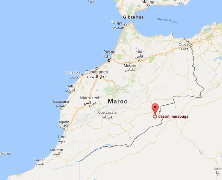 localisation desert de mergouza maroc localisation desert de mergouza maroc