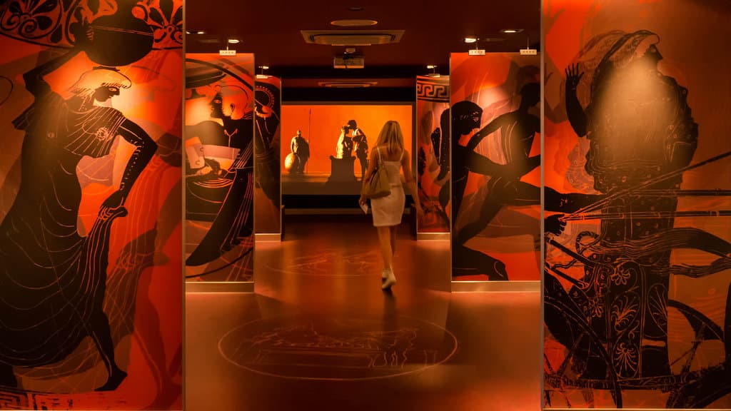 Athènes le musée d'art sur les cyclades