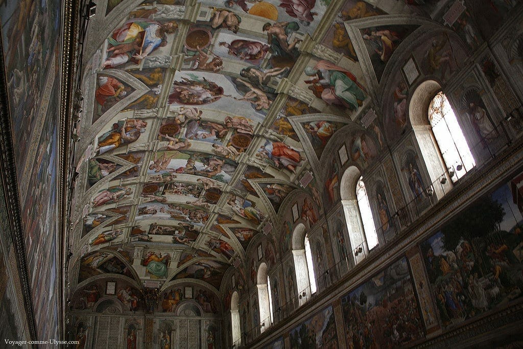 La magnifique chapelle Sixtine du Vatican