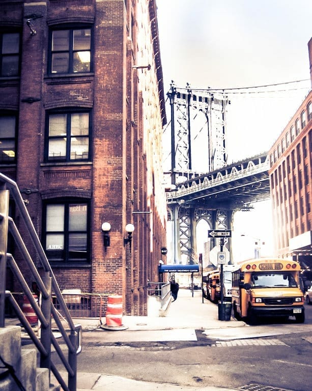 Le quartier de Brooklyn et ses maison en briques rouges