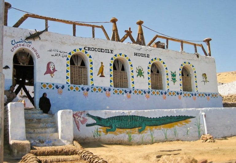 egypte_village_nubian_proche_assouan Joli village Nubian en Egypte