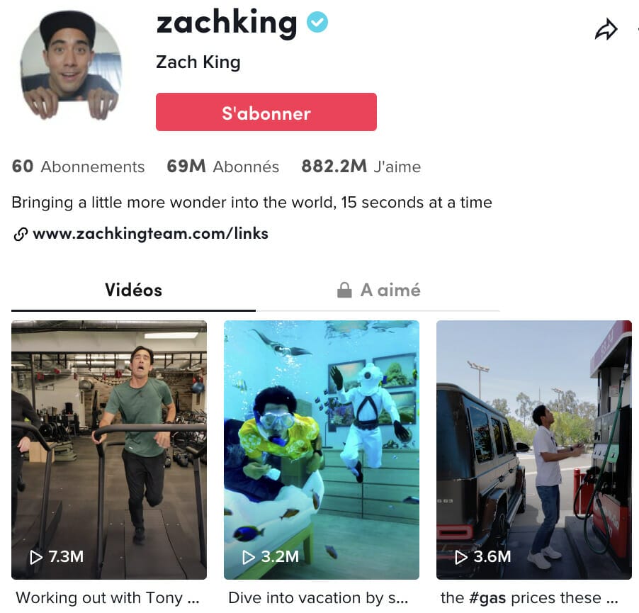 comptes tiktok