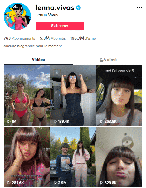 Lena Vivas tiktok lenna