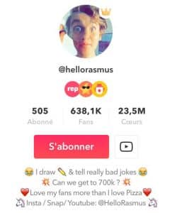 meilleurs comptes vidéo Musically