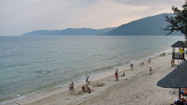 Les plages de sable fin sur l'ile d'Hainan