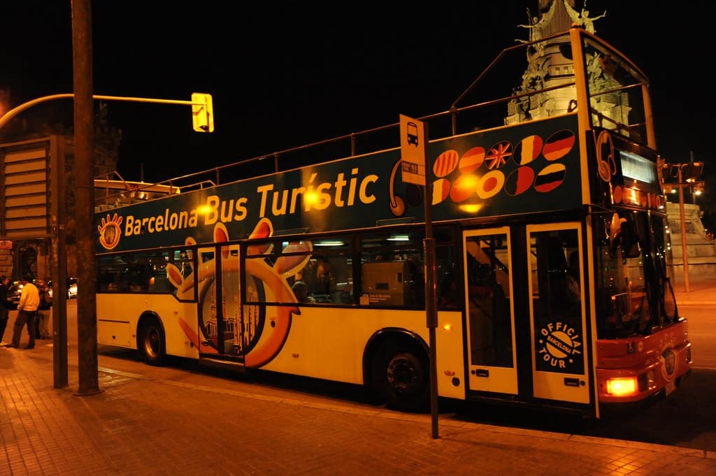 bus_touristique_barcelone faire le touriste à Barcelone en bus