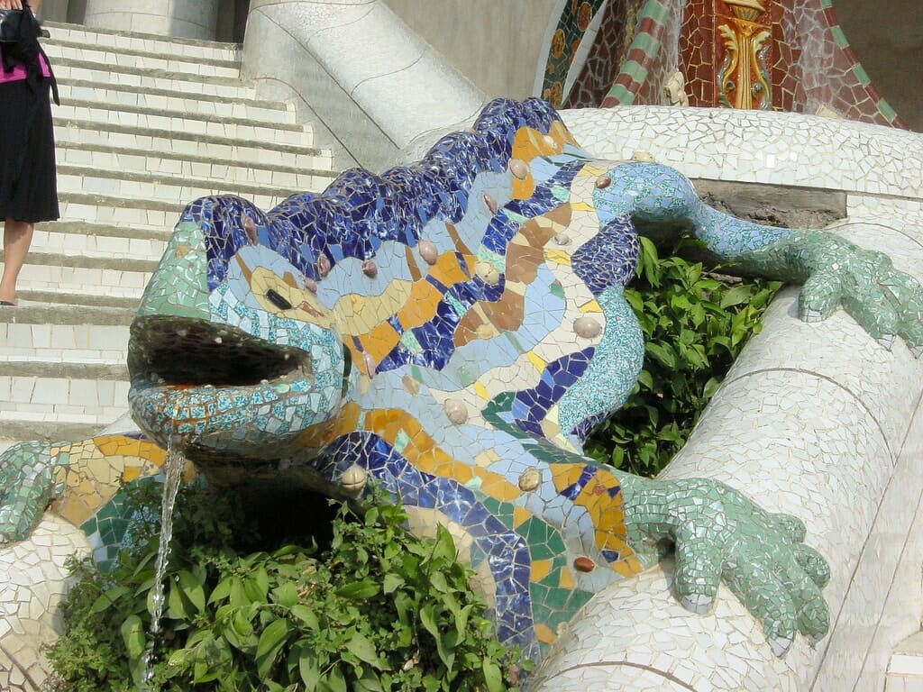 l'escalier du parc Guëll