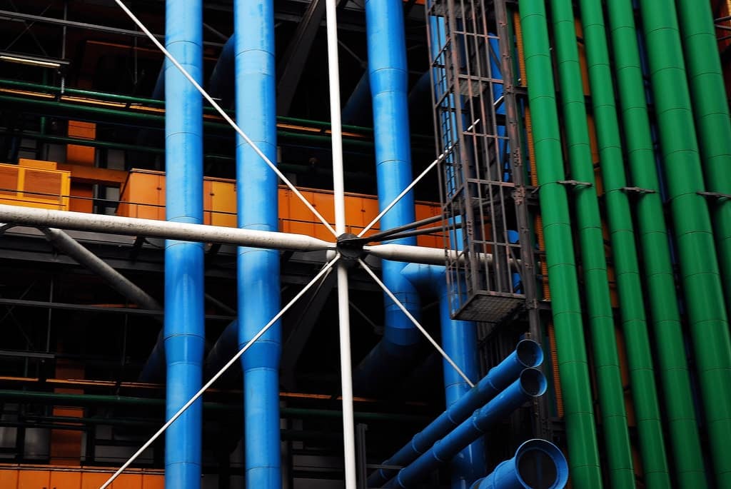 tuyaux Centre Pompidou