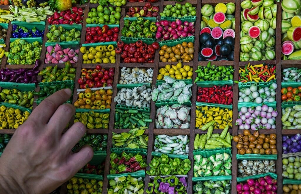 Marché traditionnel Bangkok