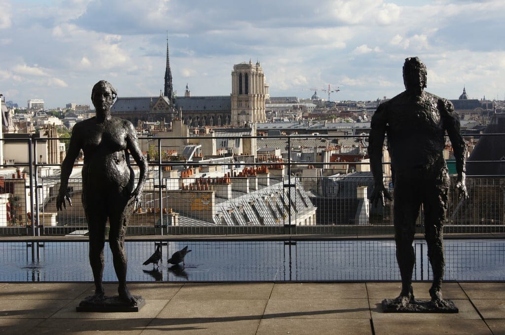 vue_Beaubourg vue sur les toits de Paris