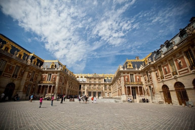 L'entrée du Chateau de Versailles
