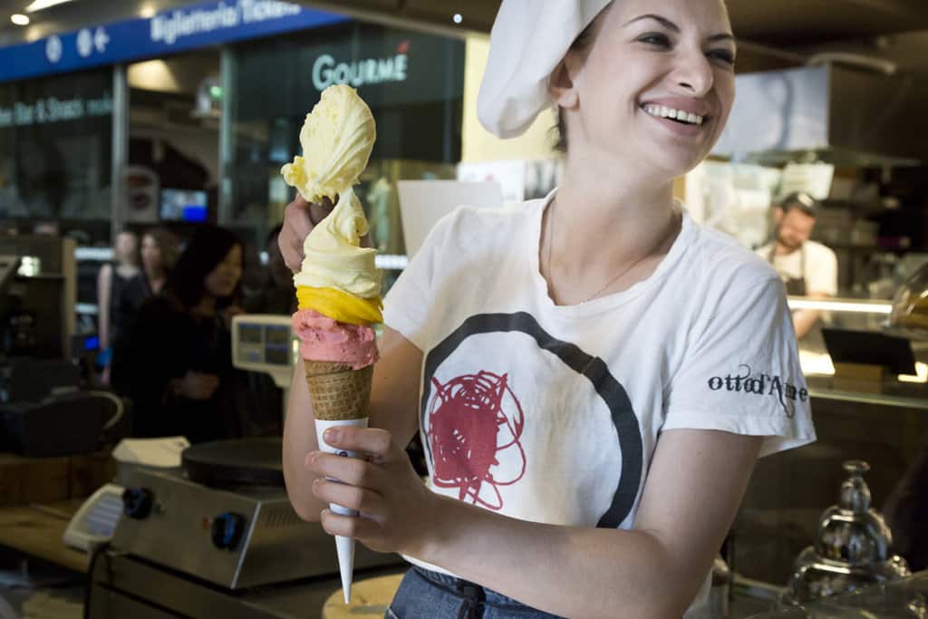 Stand de glace au Mercato