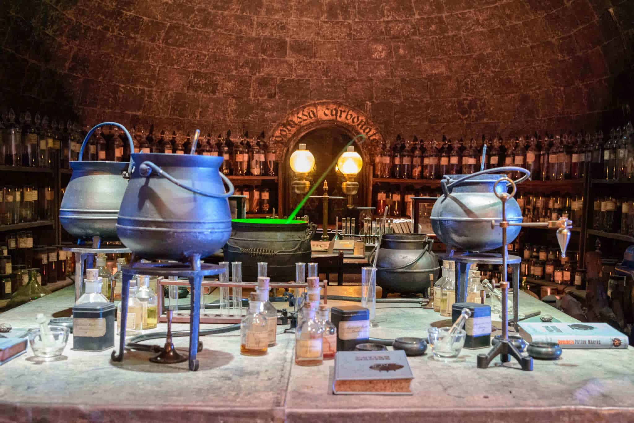 Reconstitution de la salle des potions