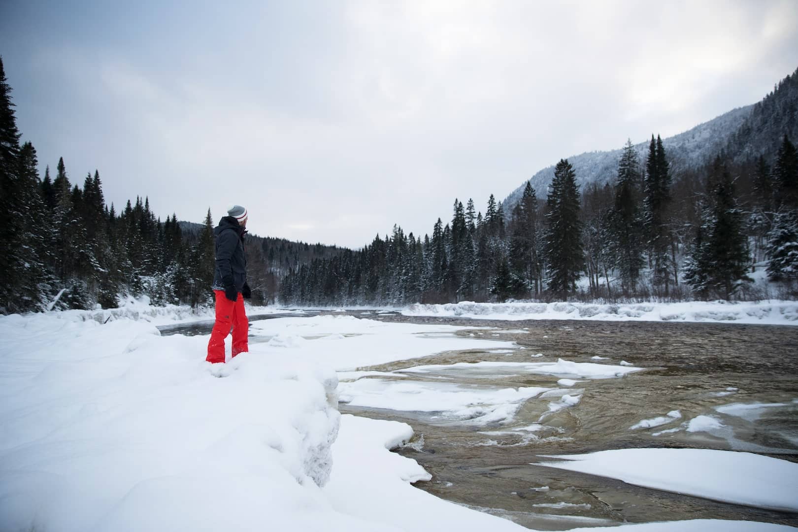 parc cartier queber quebec en hiver parc jacques cartier