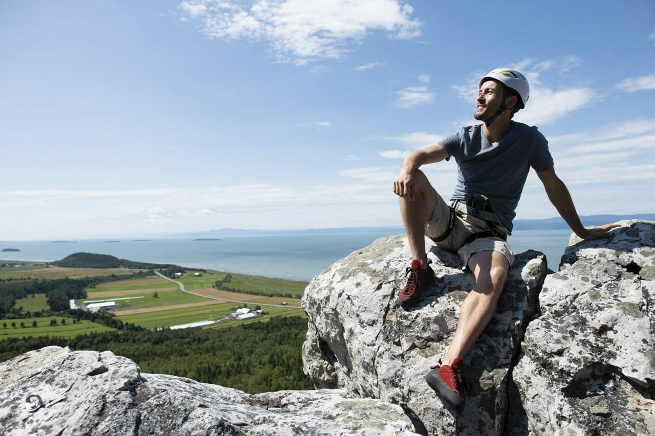 escalade_falaises_st_andre que voir au quebec falaises saint andre