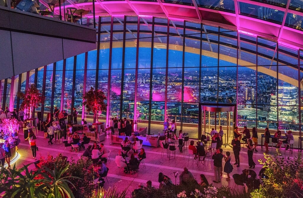 Sky_Garden_Londres_Nuit Sky Garden Londres Nuit Bar