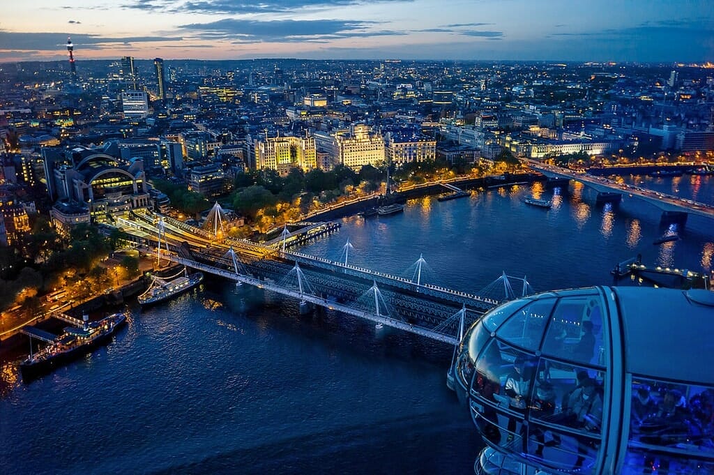 Vue Nuit London Eye