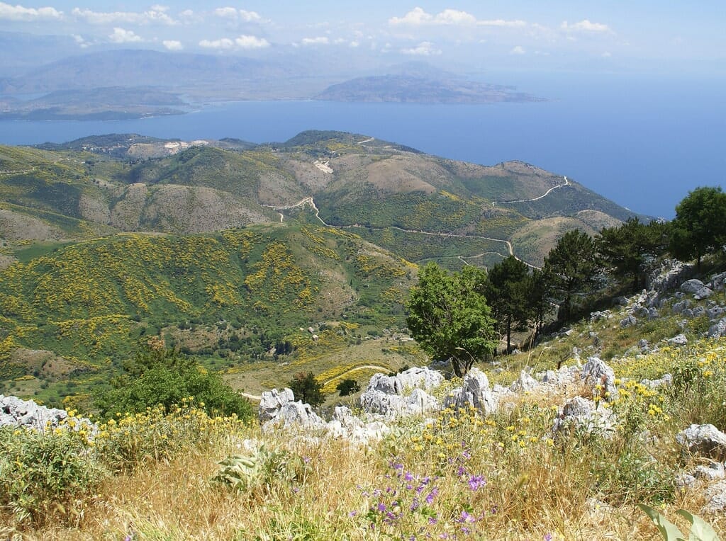 visiter corfou Pantokrator