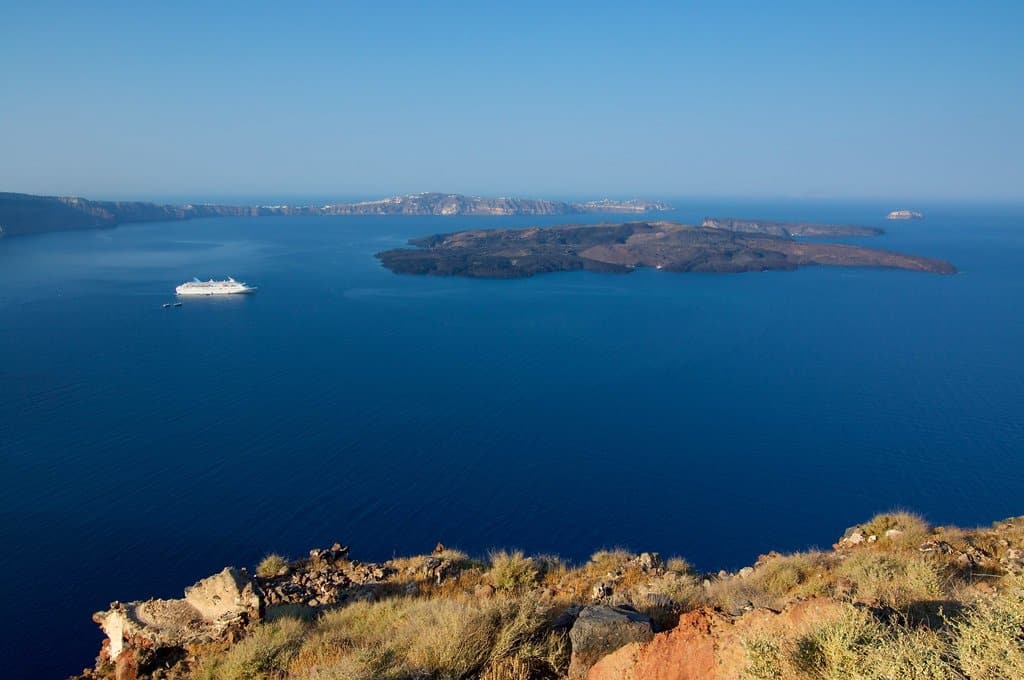 visite de santorin_volcan