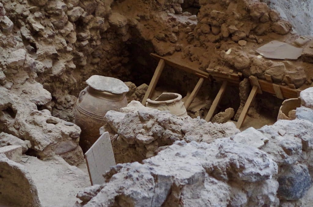 ruine santorin akrotiri