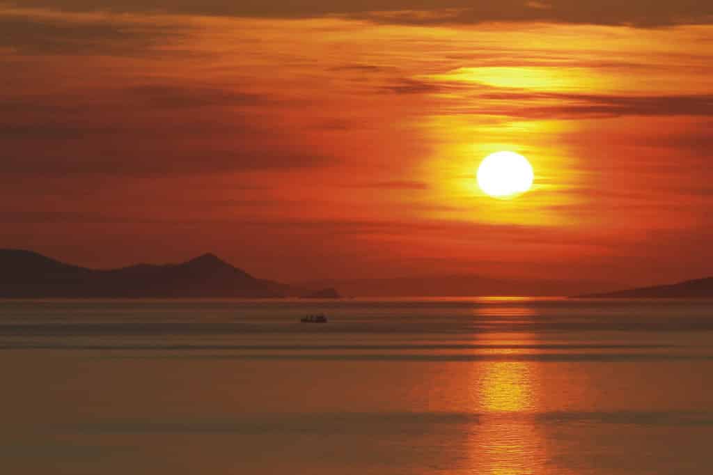 santorin coucher soleil