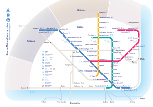 voyage lisbonne carte metro