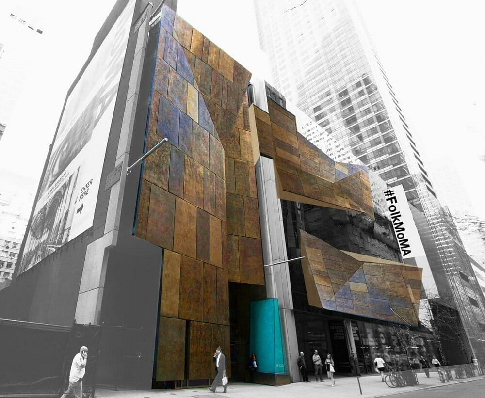 American Folk Art - photo : https://www.archdaily.com/359470/designers-react-to-folk-art-museum-s-imminent-demolition american folk art museum