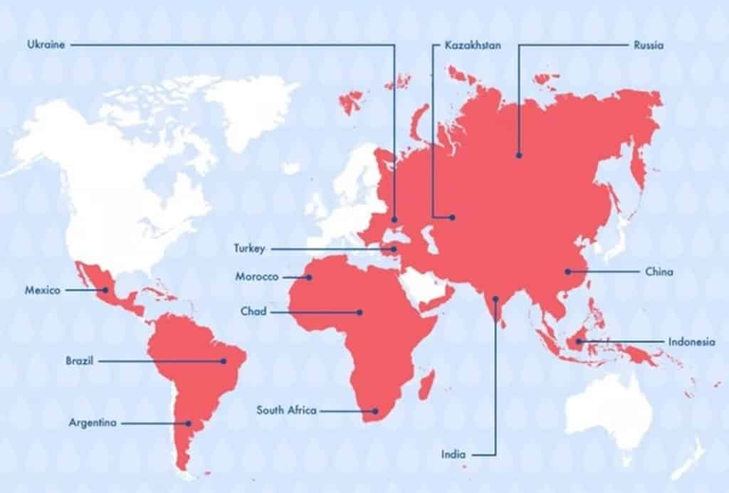 carte_eau_courante_potable carte eau courante potable