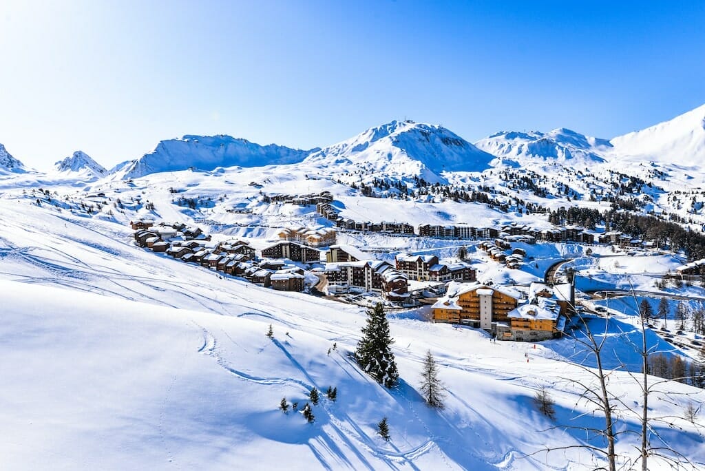 Station_de_sky_La_Plagne Station sky la plagne