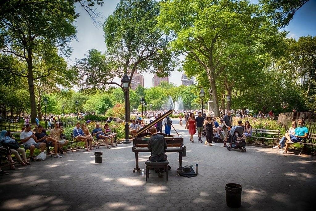 washington square park viste guidee new york francais