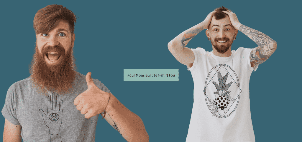 un pari fou tshirt vetement bio