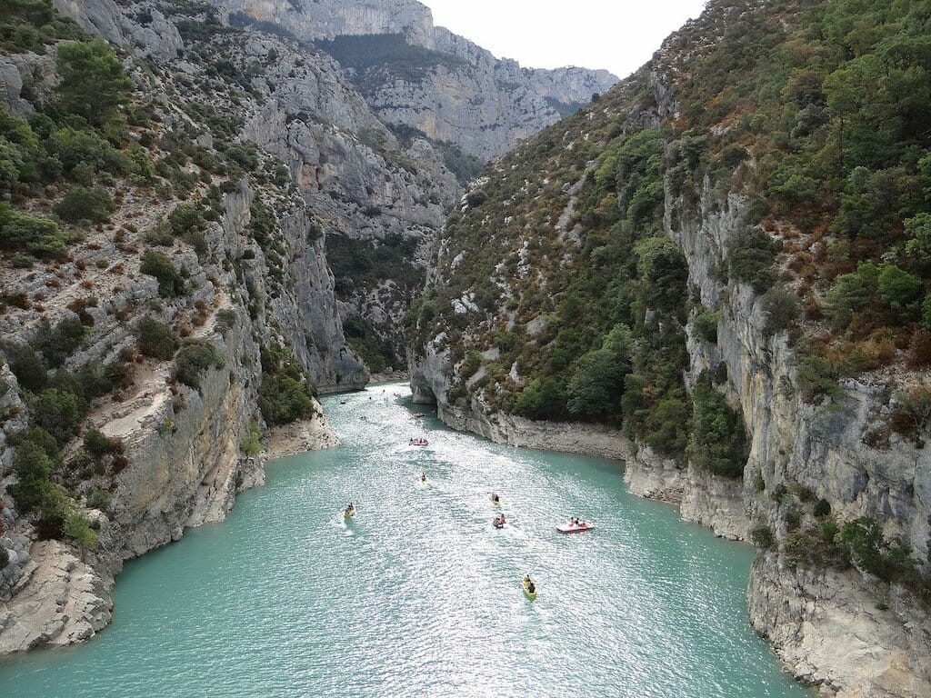 lac saint croix canoe gorges du verdon