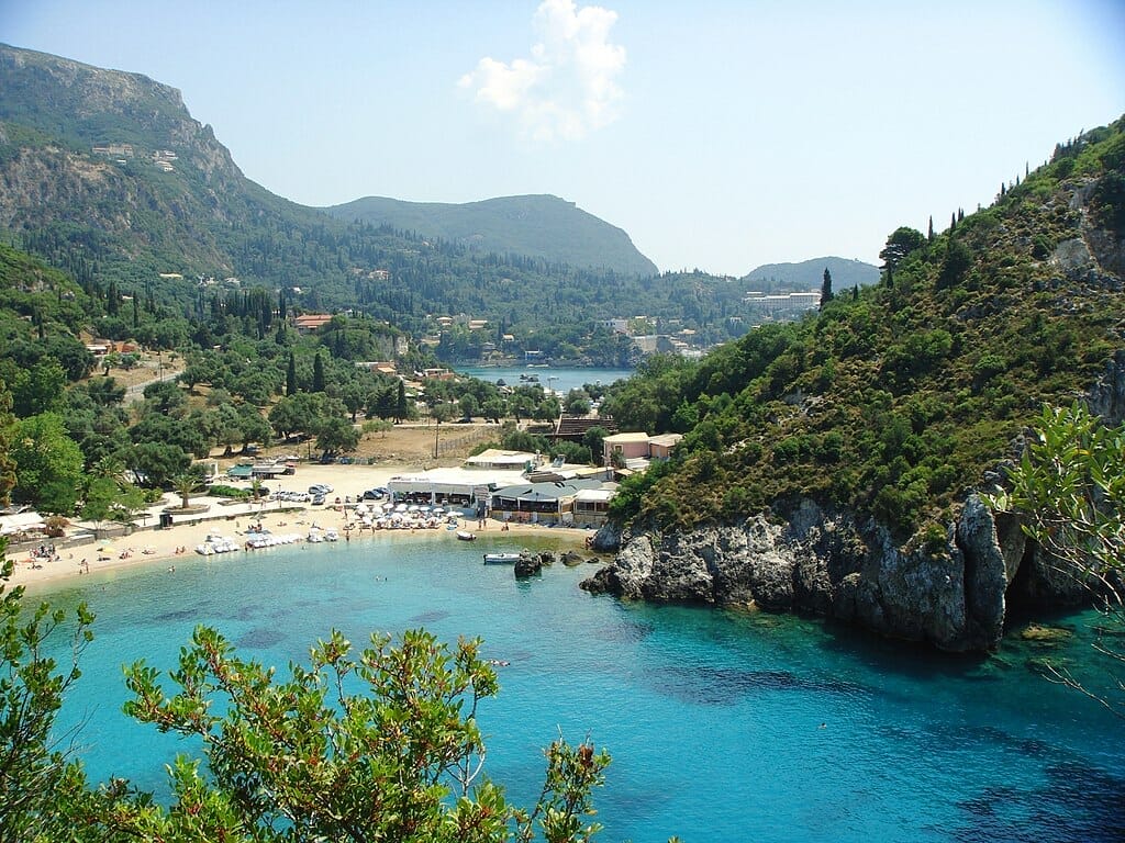 Plage Paleokastritsa corfou