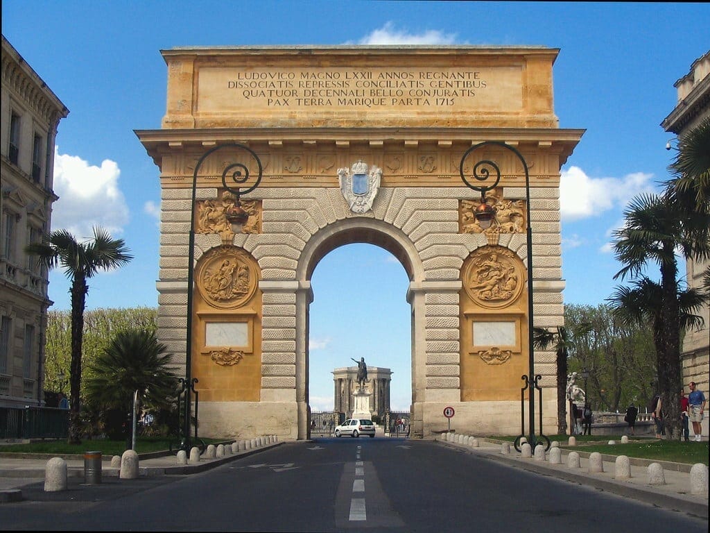 L’Arc_de_Triomphe arc triomphe montpellier