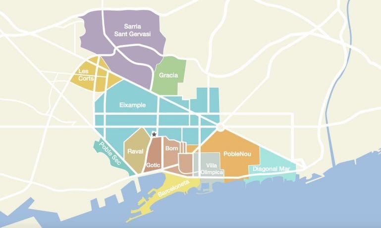 carte_barcelone_quartiers carte barcelone quartiers