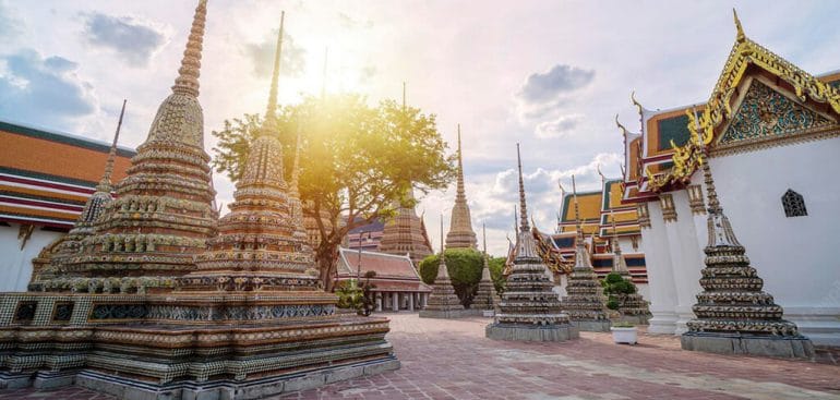 temple wat pho thailande