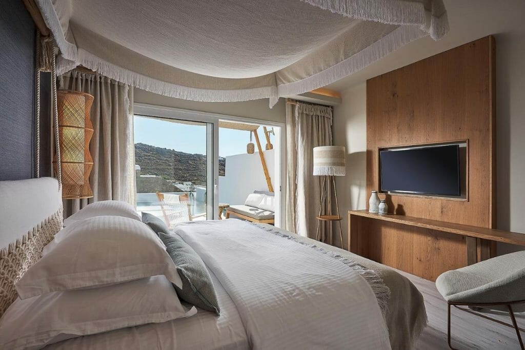 palladium hotel dormir mykonos