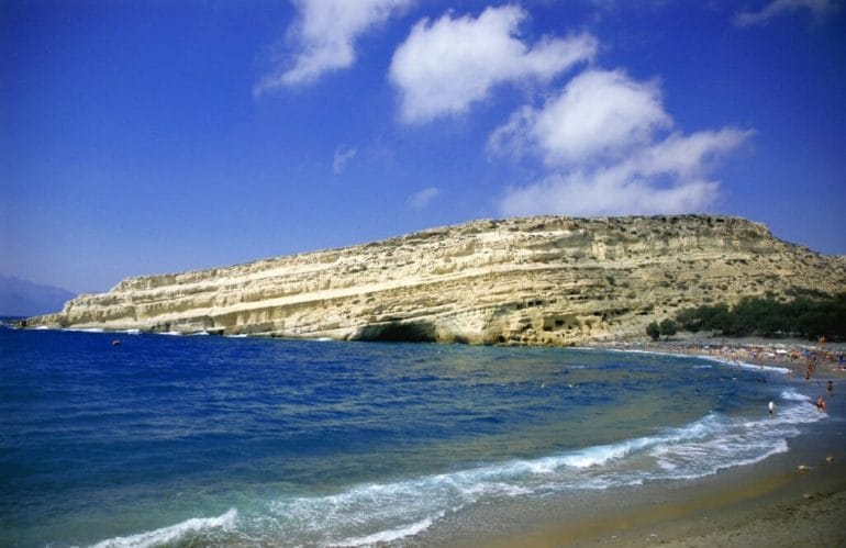 Matala Crete plage grece