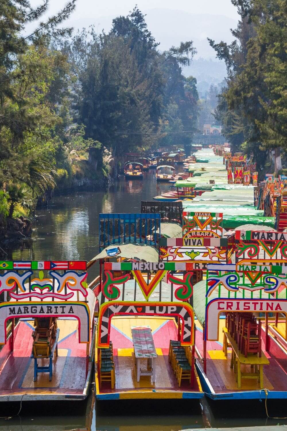 balade en barque Xochimilco Mexico City