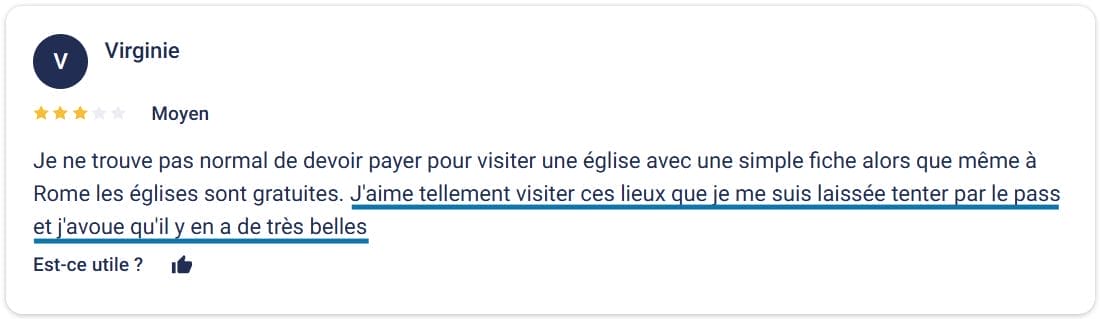 avis client Chorus Pass Venise Tiqets