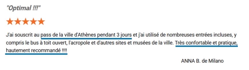 Turbopass Athènes avis cilent