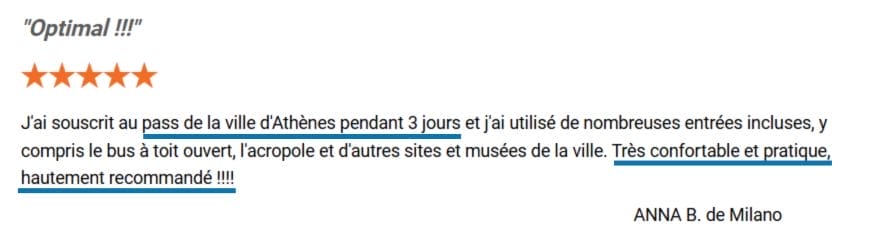 Turbopass Athènes avis cilent