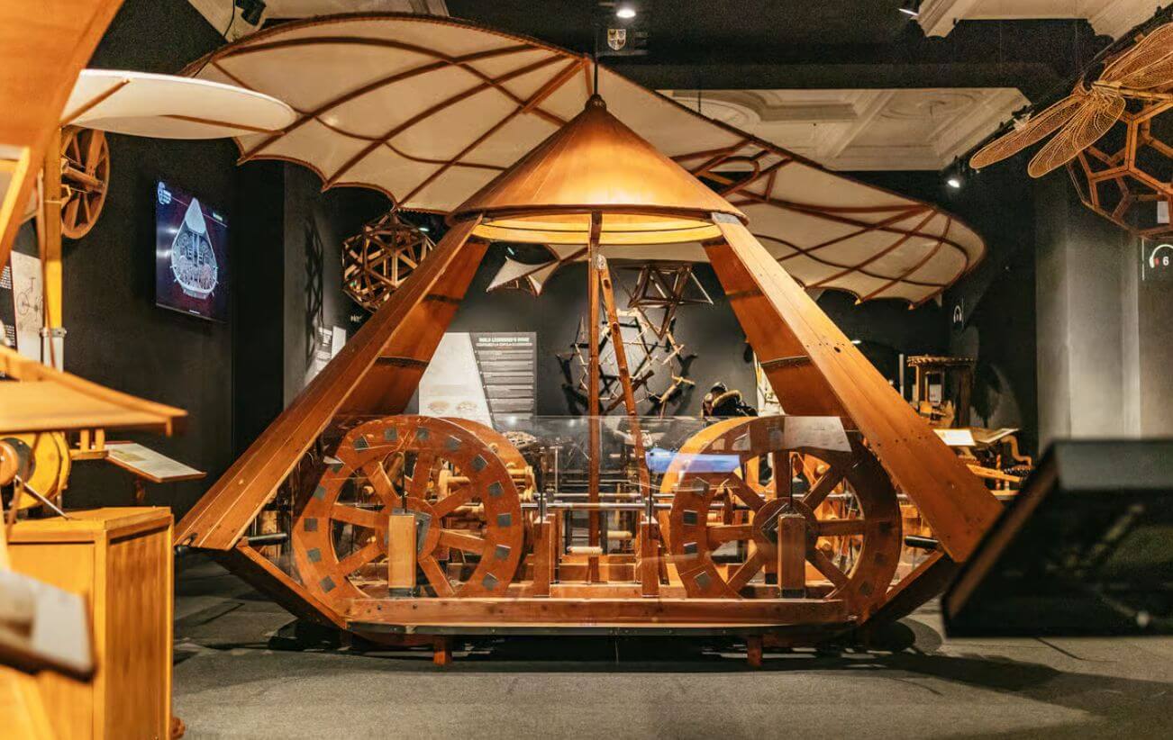Visite du musée interactif Léonard de Vinci