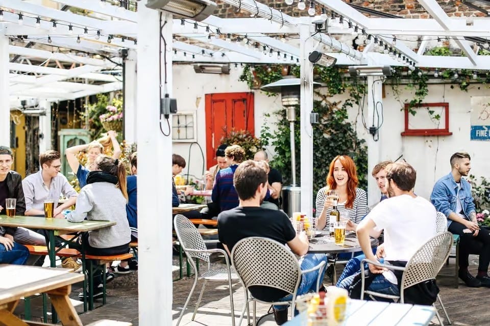 Un burger pour le dîner à Shoreditch